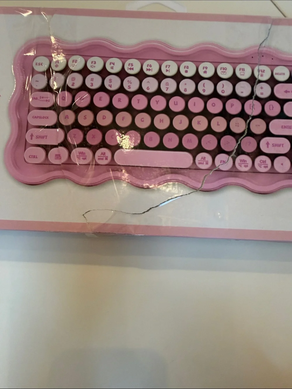 Wave Sync Pink Wireless Keyboard